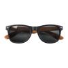 Sunglasses with wooden-look temples