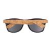 Sunglasses with cork covered temples