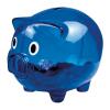 Transparent piggy bank