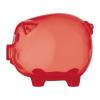 Transparent piggy bank