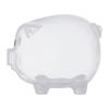 Transparent piggy bank