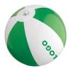 Bicoloured mini beach ball with 21.5 cm segments.