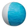 Beach ball in sea look