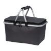 Foldable polyester shopping basket