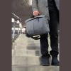 Grey laptop bag