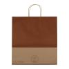 Big recycled paperbag with 2 handles