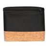 Polyester cooler bag with cork bottom