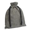 Medium drawstring bag made from recycled cotton