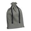 Large drawstring bag made from recycled cotton