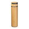 Stainless steel drinking bottle bamboo