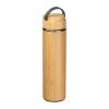 Stainless steel drinking bottle bamboo