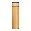 Stainless steel drinking bottle bamboo