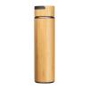 Stainless steel drinking bottle bamboo
