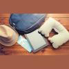 Inflatable soft travel pillow