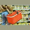 Shopping basket with cooling compartment
