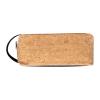 Cosmetic bag with cork bottom
