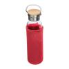 Glass bottle with neoprene sleeve, 600ml