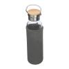 Glass bottle with neoprene sleeve, 600ml