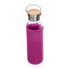Glass bottle with neoprene sleeve, 600ml