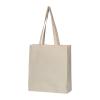 Organic cotton bag with bottom fold