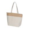 Cooler bag made of 200g cotton and laminated jute