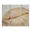 Oeko-Tex ® beach bag natural with jute bottom and