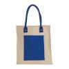 Canvas shopper with long handles