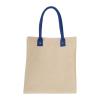 Canvas shopper with long handles