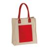 Canvas shopper with long handles