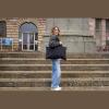 Organic cotton bag with fastener
