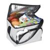 210D polyester cooler bag with front compartment