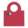Felt bag with fir tree pendant