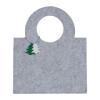 Felt bag with fir tree pendant