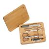 Manicure set in bamboo case