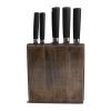 Knife block with 5 knives