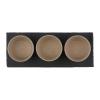 Small bowls set with slate board
