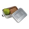 Aluminium lunch box with closure