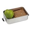 Aluminium lunch box with closure