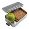 Aluminium lunch box with closure
