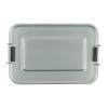 Aluminium lunch box with closure