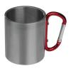 Metal mug with snap hook