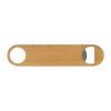 Bamboo-metal bottle opener