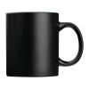 Black mug with colored inside, 300 ml