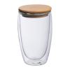 Double-walled glass with 500 ml filling capacity