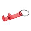 Metal keyring with bottle and can opener