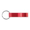 Metal keyring with bottle and can opener