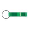 Metal keyring with bottle and can opener