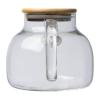 Glass jug with bamboo lid, 1000ml