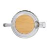 Glass jug with bamboo lid, 1000ml