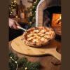 Round pizza and serving tray